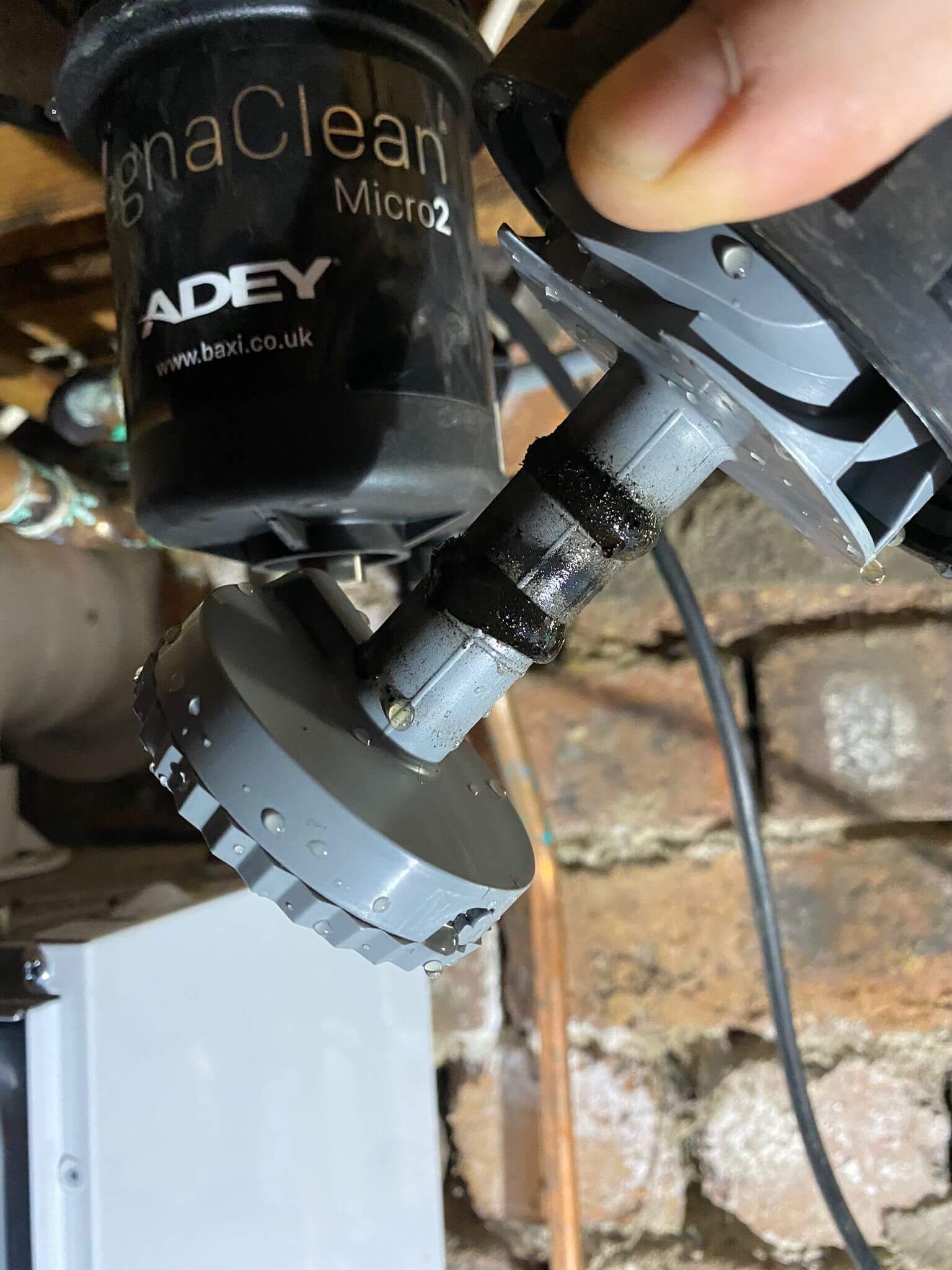 magnetic filter for boiler and radiators